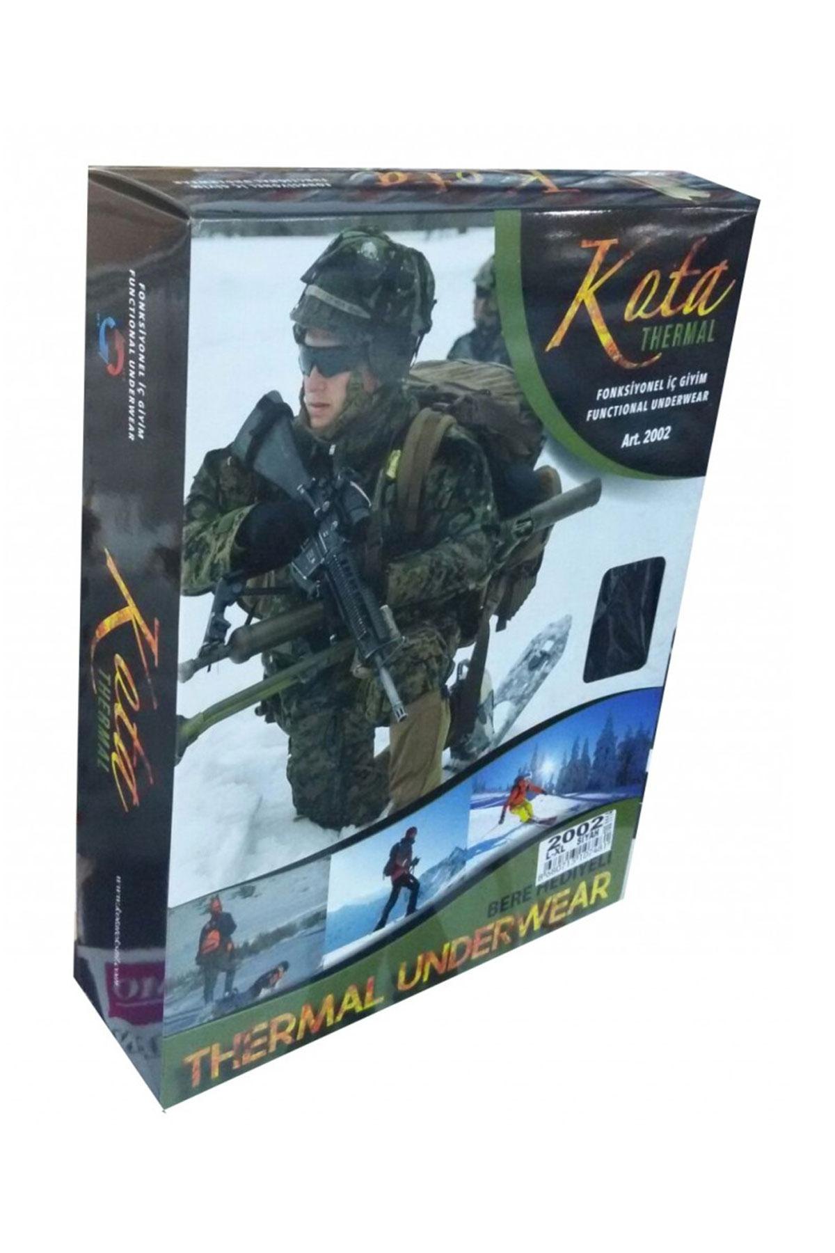 Kota Erkek İçlik Askeri Takım Termal - Haki Yeşili - 2XL - Thumbnail