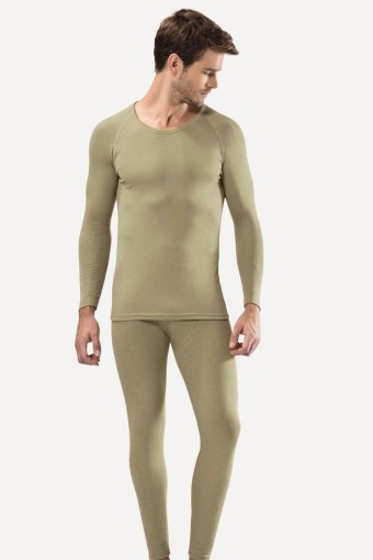 KOTA TERMAL - Kota Erkek İçlik Askeri Takım Termal - Haki Yeşili - L