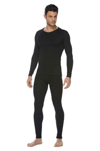 KOTA TERMAL - Kota Erkek İçlik Askeri Takım Termal - Siyah - 2XL (1)
