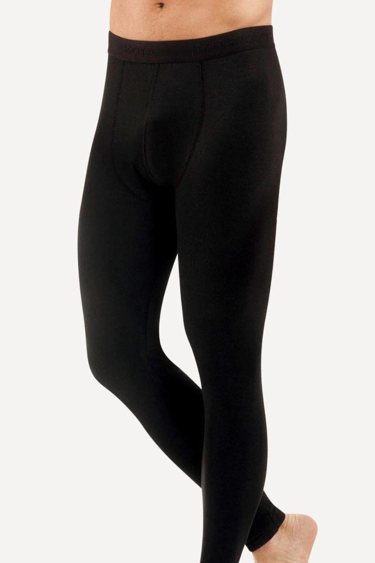 Kota Erkek Tayt Termal - Siyah - 2XL - Thumbnail