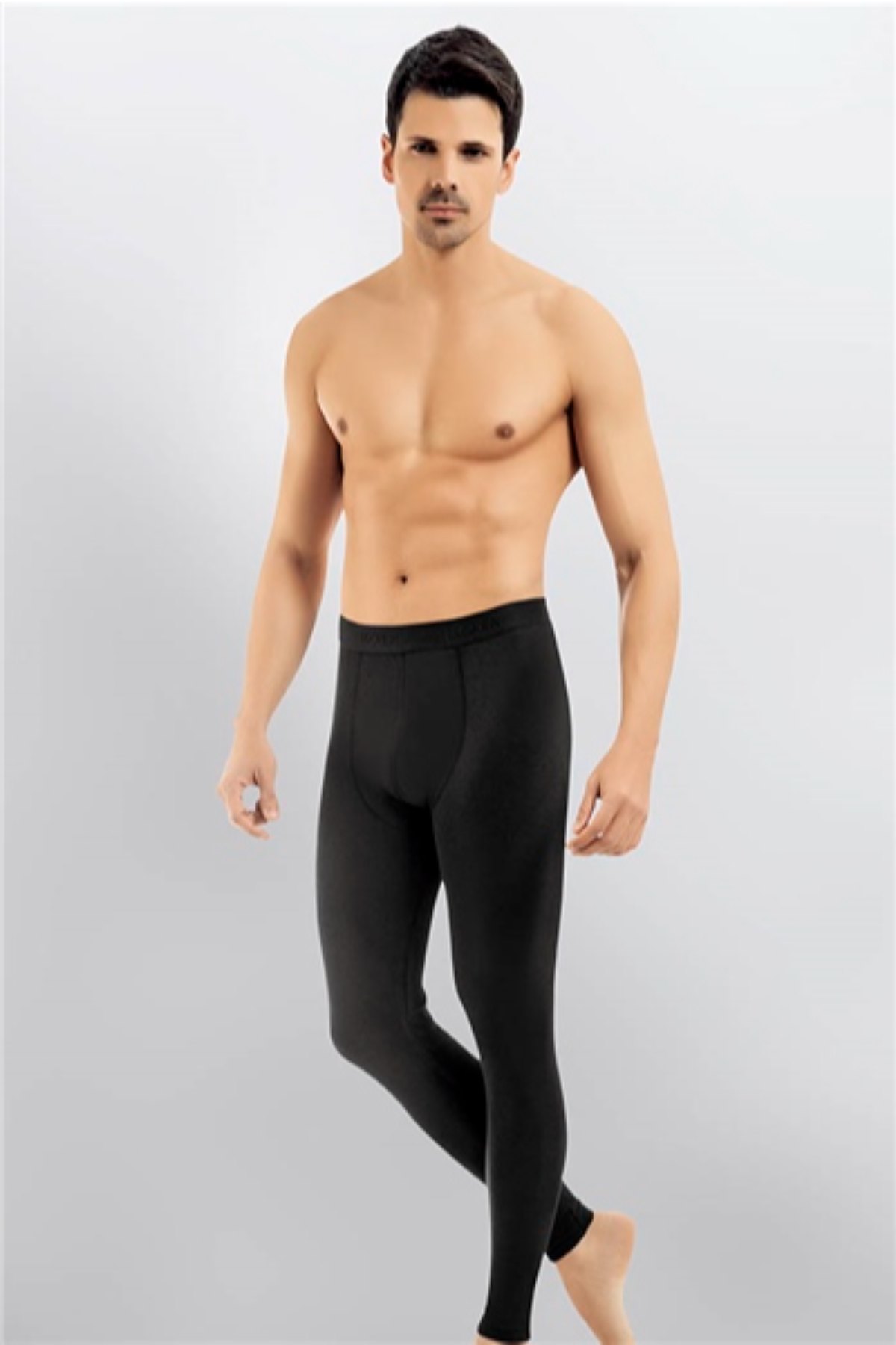 Kota Erkek Tayt Termal - Siyah - 2XL - Thumbnail