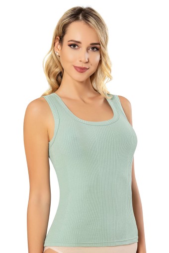 KOTA - Kota Kadın Atlet Kalın Askılı Raporlu Penye Kaşkorse