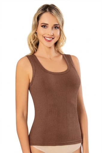 KOTA - Kota Kadın Atlet Kalın Askılı Raporlu Penye Kaşkorse (1)