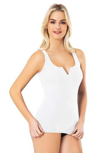 KOTA - Kota Kadın Atlet Kalın Askılı Yakası Modelli Kaşkorse Pamuklu