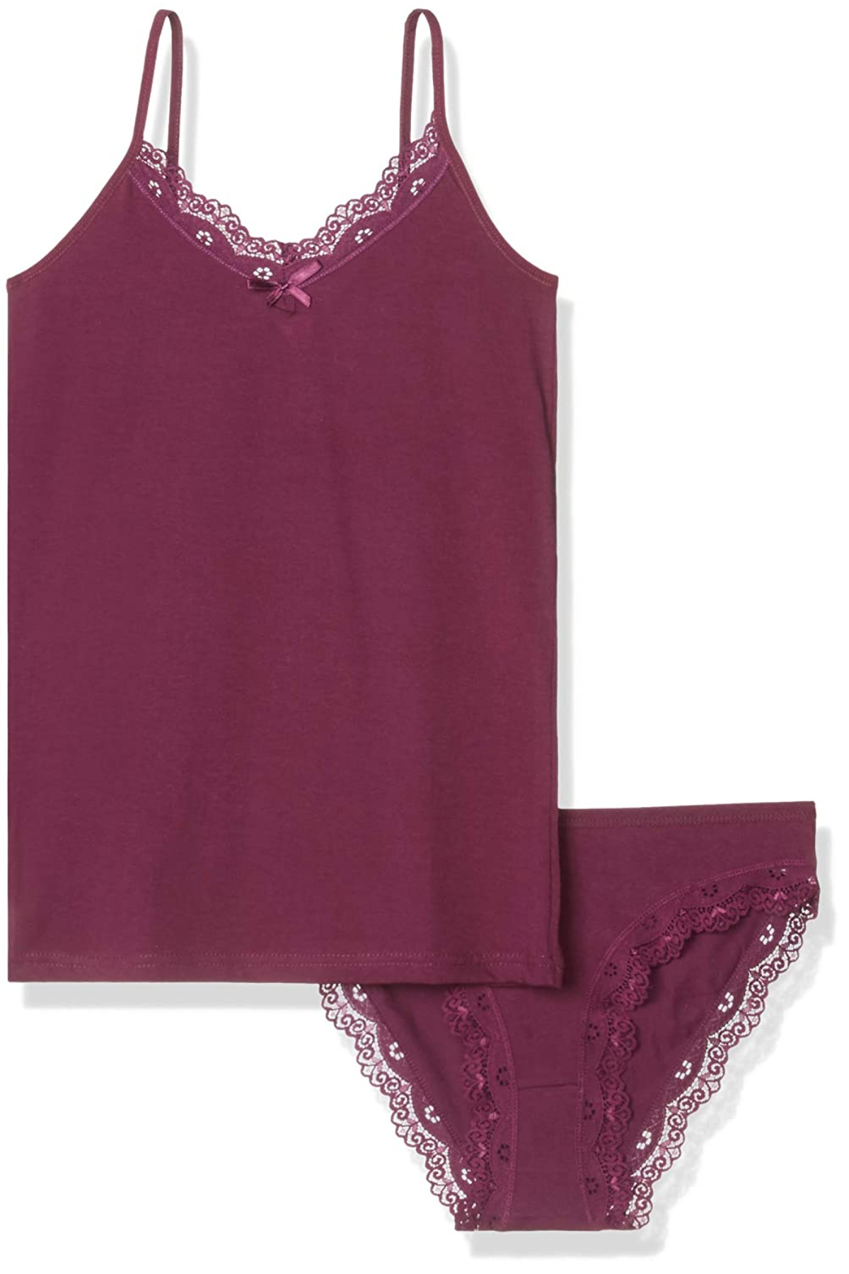 Kota Kadın Atlet ve Külot Takımı Dantelli Pamuklu - Thumbnail