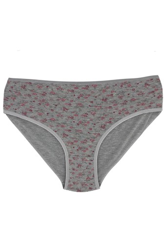 KOTA - Kota Kadın Külot Bato Pamuklu - Gri - 3XL