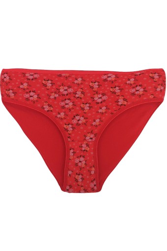 KOTA - Kota Kadın Külot Bato Pamuklu - Kırmızı - 3XL