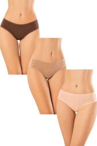 KOTA - Kota Kadın Bikini Külot 3'lü Modal Paris