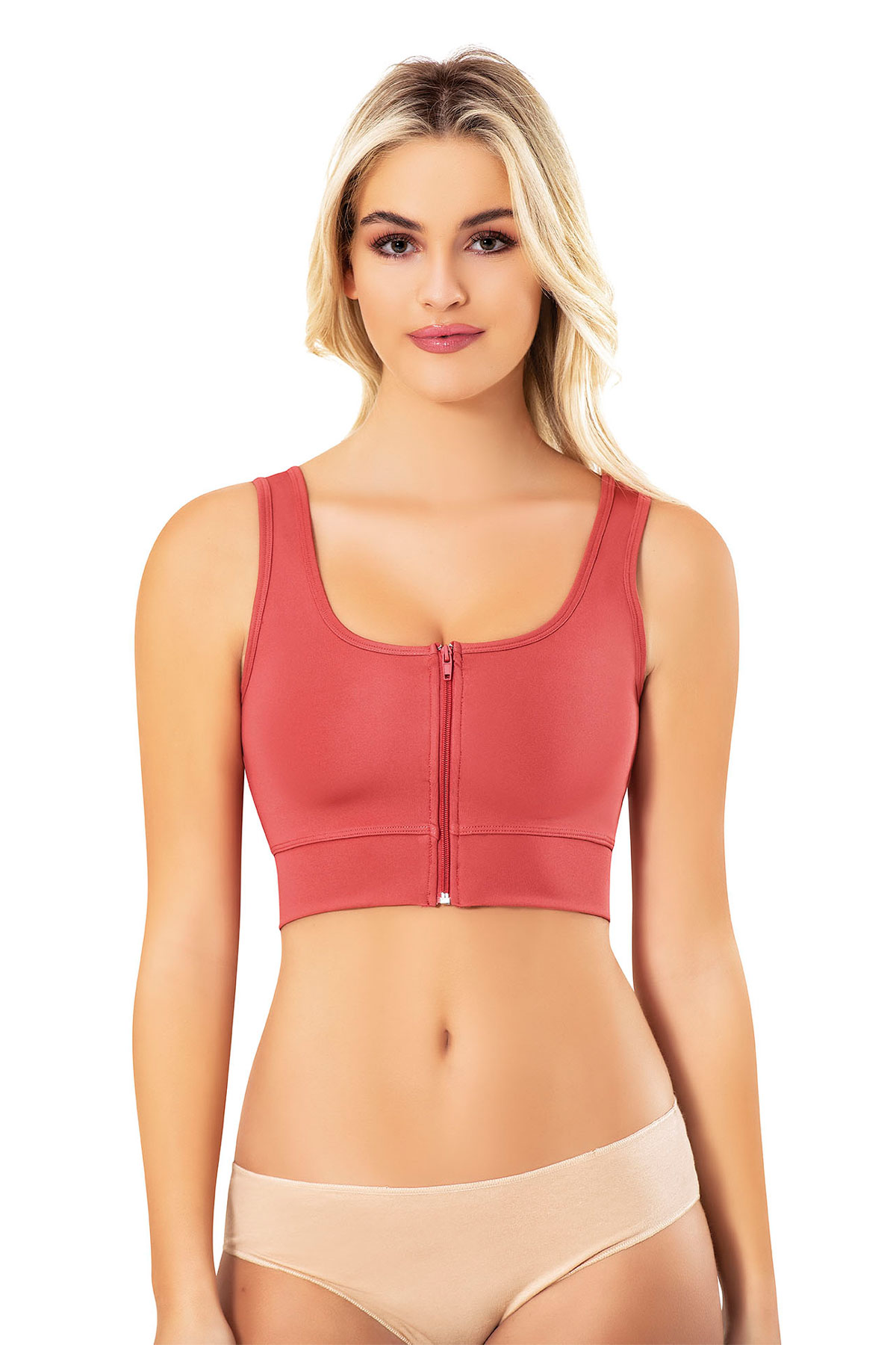 Kota Kadın Büstiyer Pedli Fermuarlı Dalgıç - Thumbnail