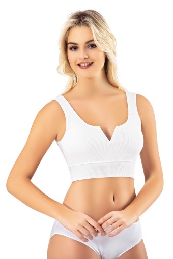 KOTA - Kota Kadın Büstiyer Pedli Kaşkorse Yakası Detaylı