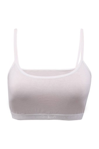 KOTA - Kota Kadın Büstiye İp Askılı Düz Pamuklu