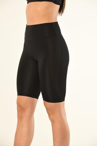 KOTA - Kota Kadın Tayt Diz Üstü Dalgıç - Siyah - 2XL