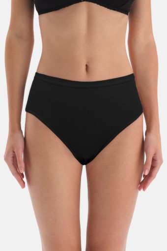 KOTA - Kota Kadın Külot Raporlu Bato Ribana - Siyah - L