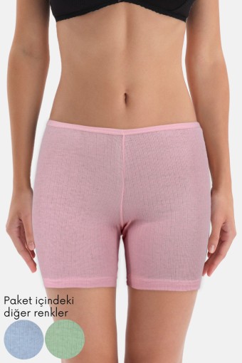 KOTA - Kota Kadın Raporlu Ribana Şort Tayt (1)