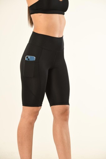 KOTA - Kota Kadın Tayt Dizüstü Dalgıç - Siyah - LXL