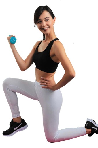 KOTA - Kota Kadın Tayt Uzun Paça Katlama Pamuklu