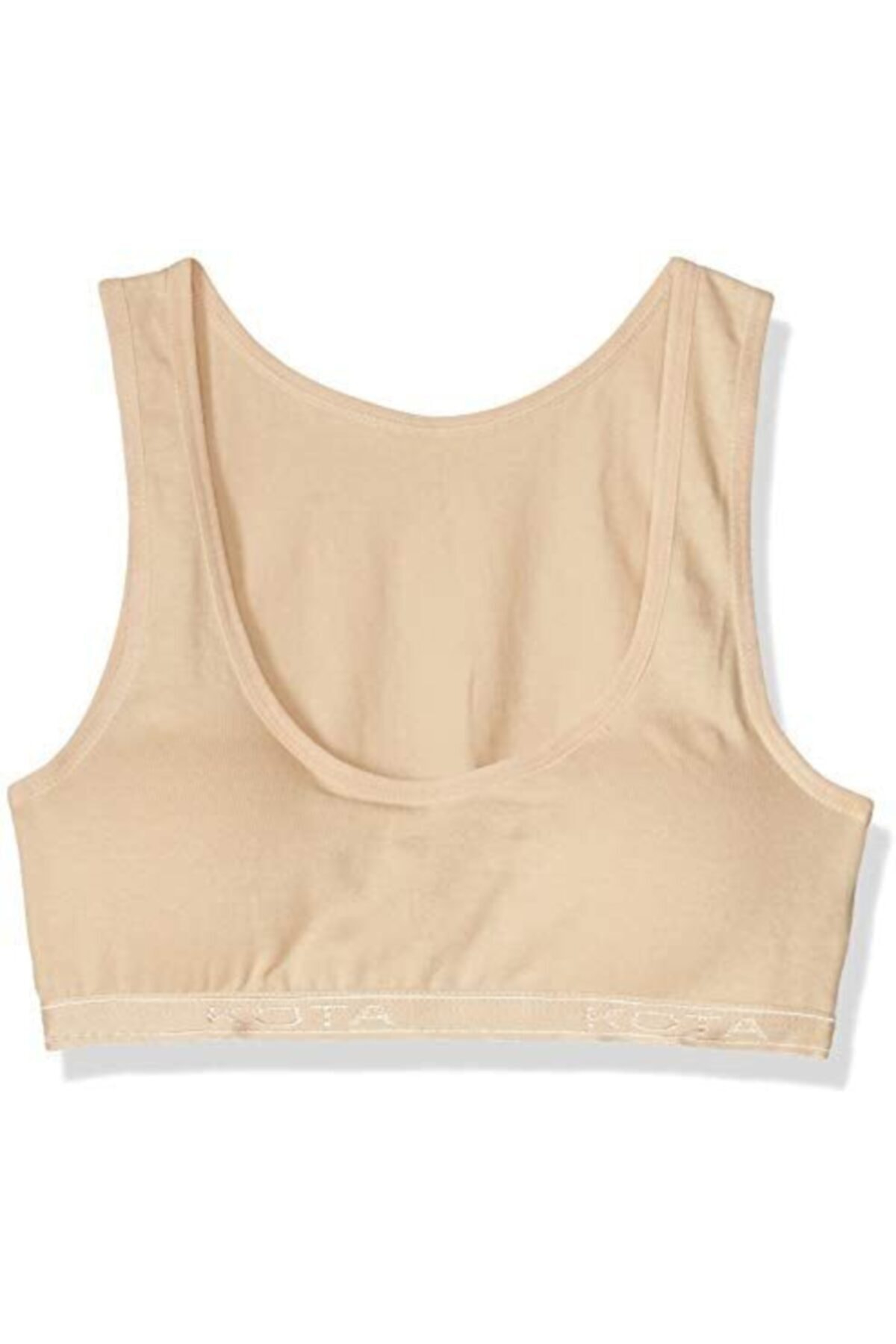 Kota Kadın Tek Büstiyer Pedli Kalın Askılı Pamuklu - Ten - 100-105 - Thumbnail