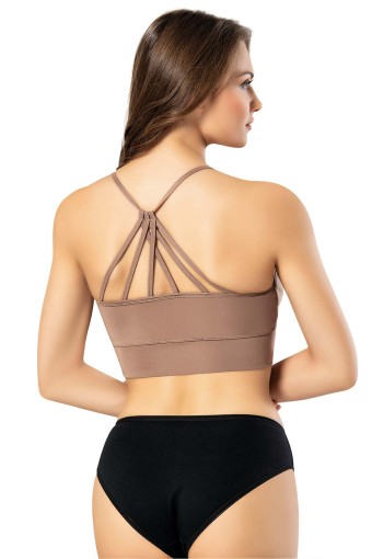 KOTA - Kota Kadın Tek Büstiyer Sırtı İp Detaylı Göğsü Pedli Dalgıç (1)