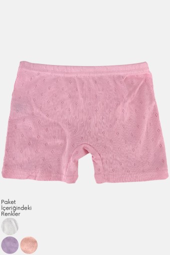 KOTA - Kota Kız Çocuk Boxer Transferli Ribana
