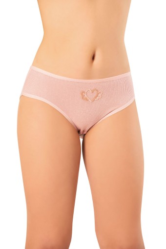 KOTA - Kota Kız Çocuk Slip Külot Kaşkorse Kabartma Baskılı Modal (1)