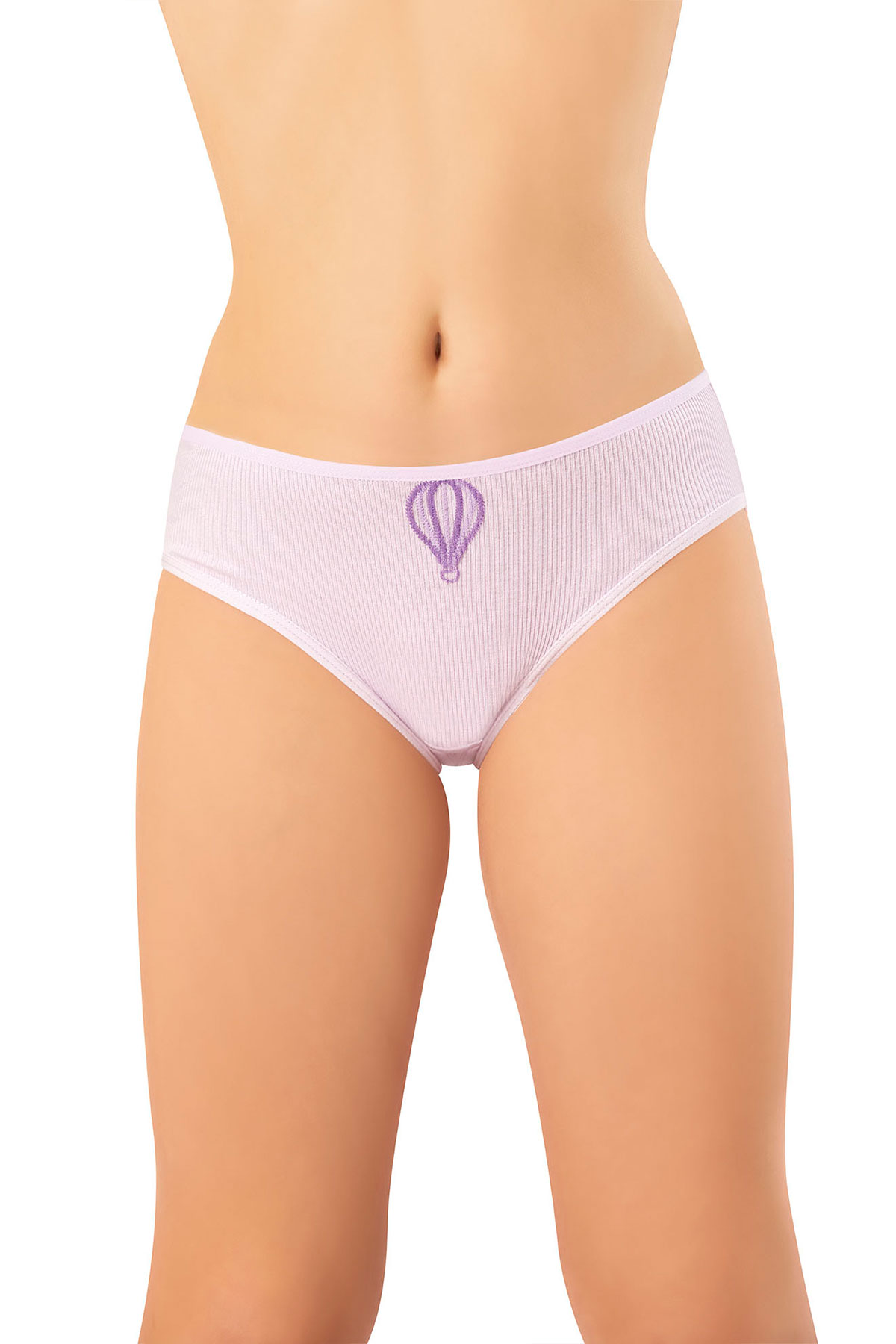 Kota Kız Çocuk Slip Külot Kaşkorse Kabartma Baskılı Modal - Thumbnail