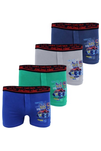 KOZA - Koza Erkek Çocuk Boxer Big Monster Truck Baskılı