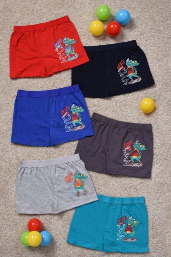 KOZA - Koza Erkek Çocuk Boxer Nyc Timsah Baskılı