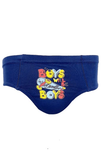 KOZA - Koza Erkek Çocuk Kaykay Desenli Pamuk Slip Külot (1)