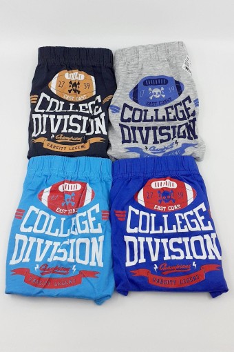 KOZA - Koza Erkek Çocuk Külot College Division Baskılı Slip