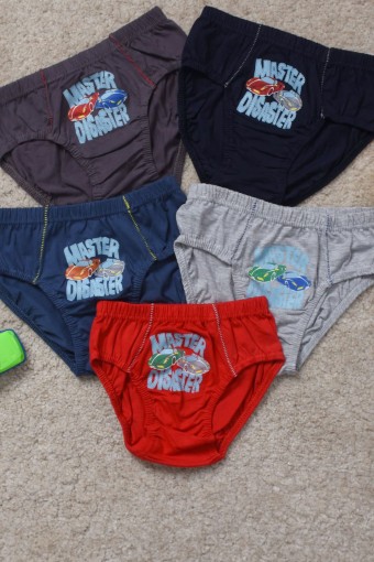 KOZA - Koza Erkek Çocuk Slip Külot Master Dısaster Baskılı