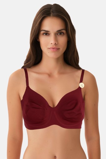 KOZA - Koza Kadın Balenli Piramit Lazer Steamless Sütyen - Bordo