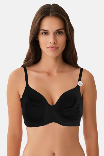KOZA - Koza Kadın Balenli Piramit Lazer Steamless Sütyen - Siyah