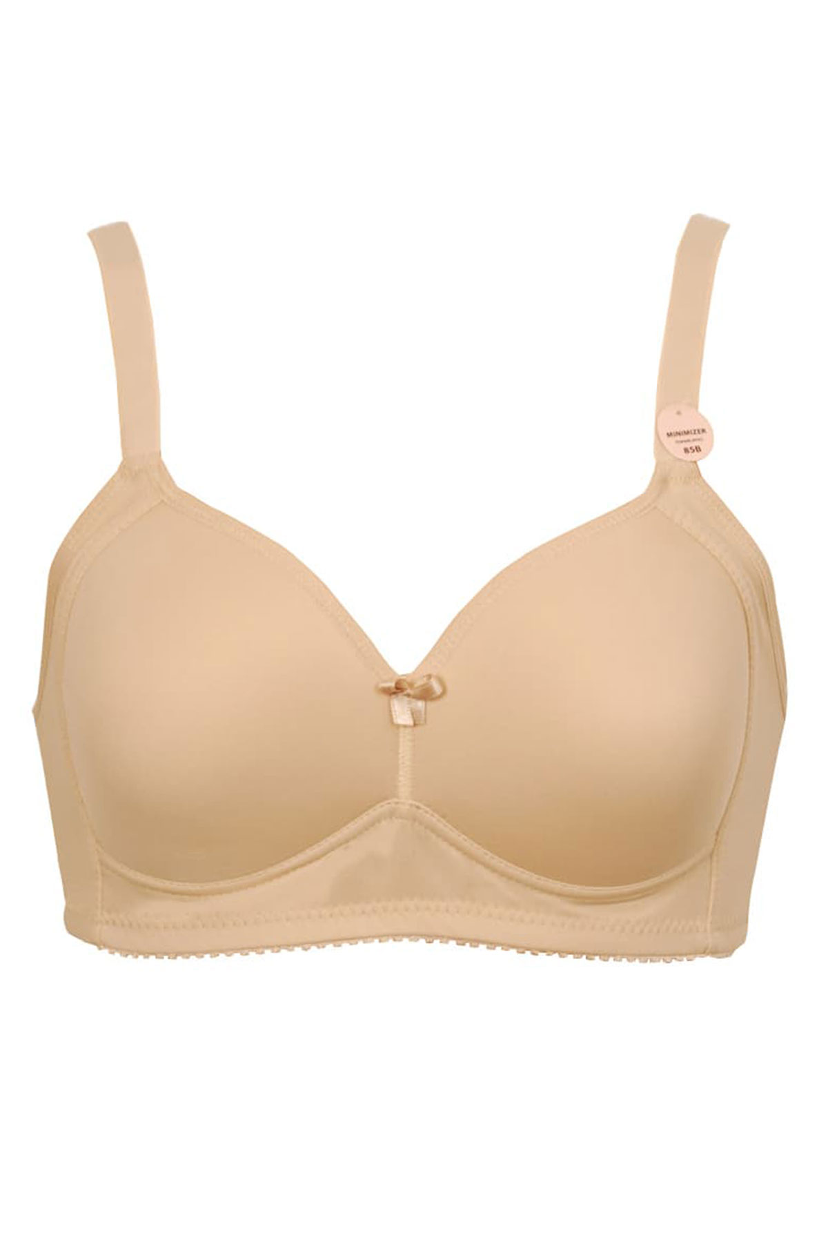 Koza Kadın Balensiz Üçgen Minimize Battal Beden Sütyen - Siyah - Thumbnail