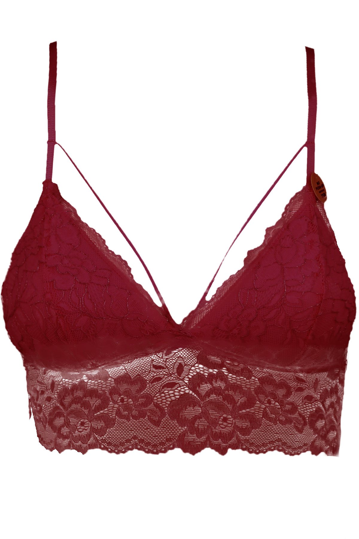 Koza Kadın Bralet Soft İpli - Bordo - Thumbnail
