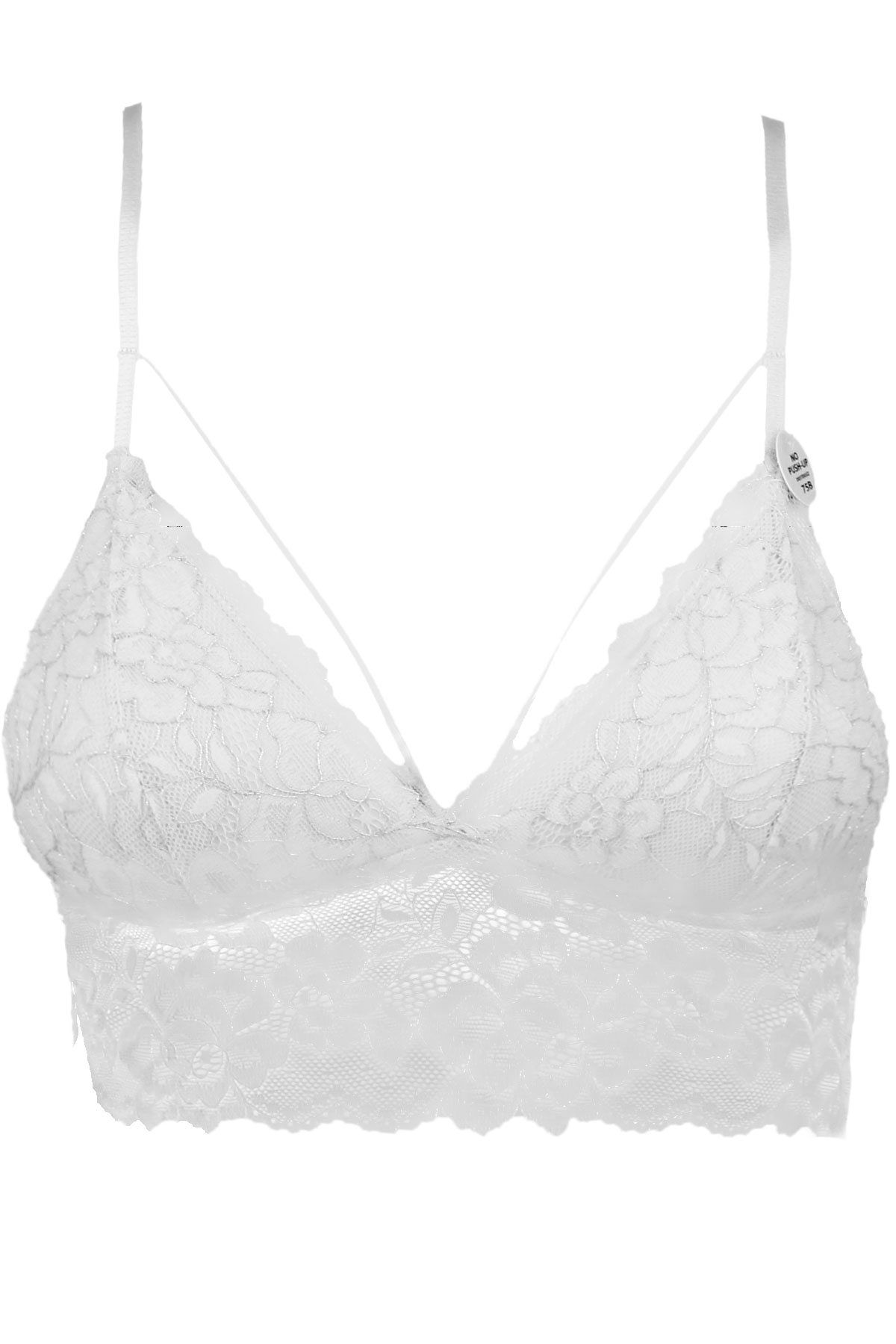 Koza Kadın Bralet Soft İpli - Ekru - Thumbnail