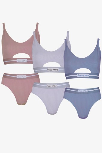 KOZA - Koza Kadın Büstiyer Takımı Kaşkorse Beli Latik Detaylı - İndigoSoft