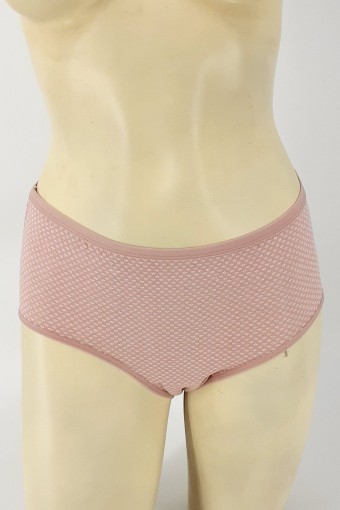 KOZA - Koza Kadın Desenli Pamuk Slip Külot - Pudra Pembe - L
