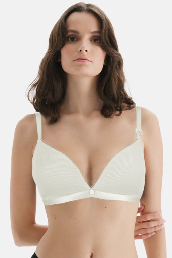 KOZA - Koza Kadın Desteksiz Sütyen Feel Comfortable Balensiz - Ekru