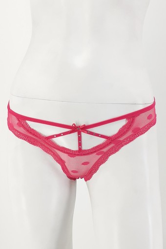 KOZA - Koza Kadın Önü Tül Ve Pencereli Arkası Pamuk Slip Külot