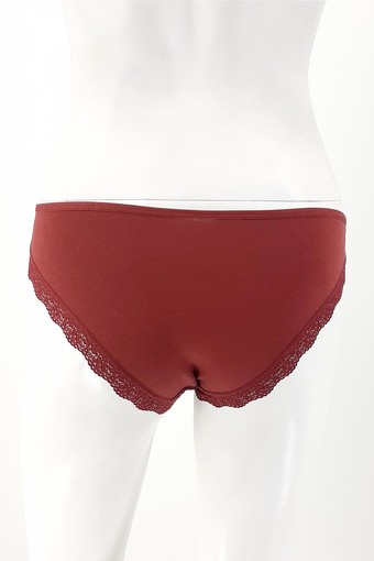 KOZA - Koza Kadın Ön Transparan Paça Dantelli Slip Külot (1)