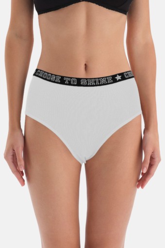 KOZA - Koza Kadın Pamuklu Yazılı Slip Külot (1)