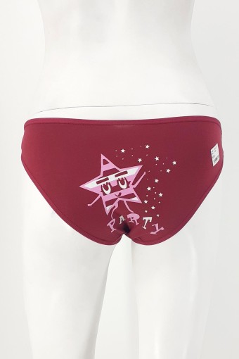 KOZA - Koza Kadın Desenli Pamuk Slip Külot (1)