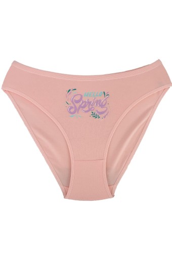 KOZA - Koza Kadın Hello Spring Baskılı Pamuk Slip Külot