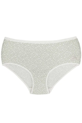 KOZA - Koza Kadın Külot Desenli - Krem/2 - 2XL