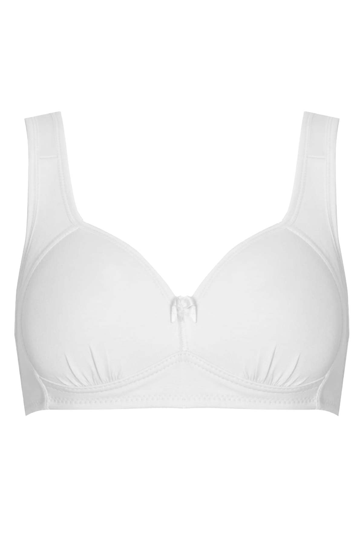 Koza Kadın Penye Toparlayıcı Sütyen - Beyaz - Thumbnail