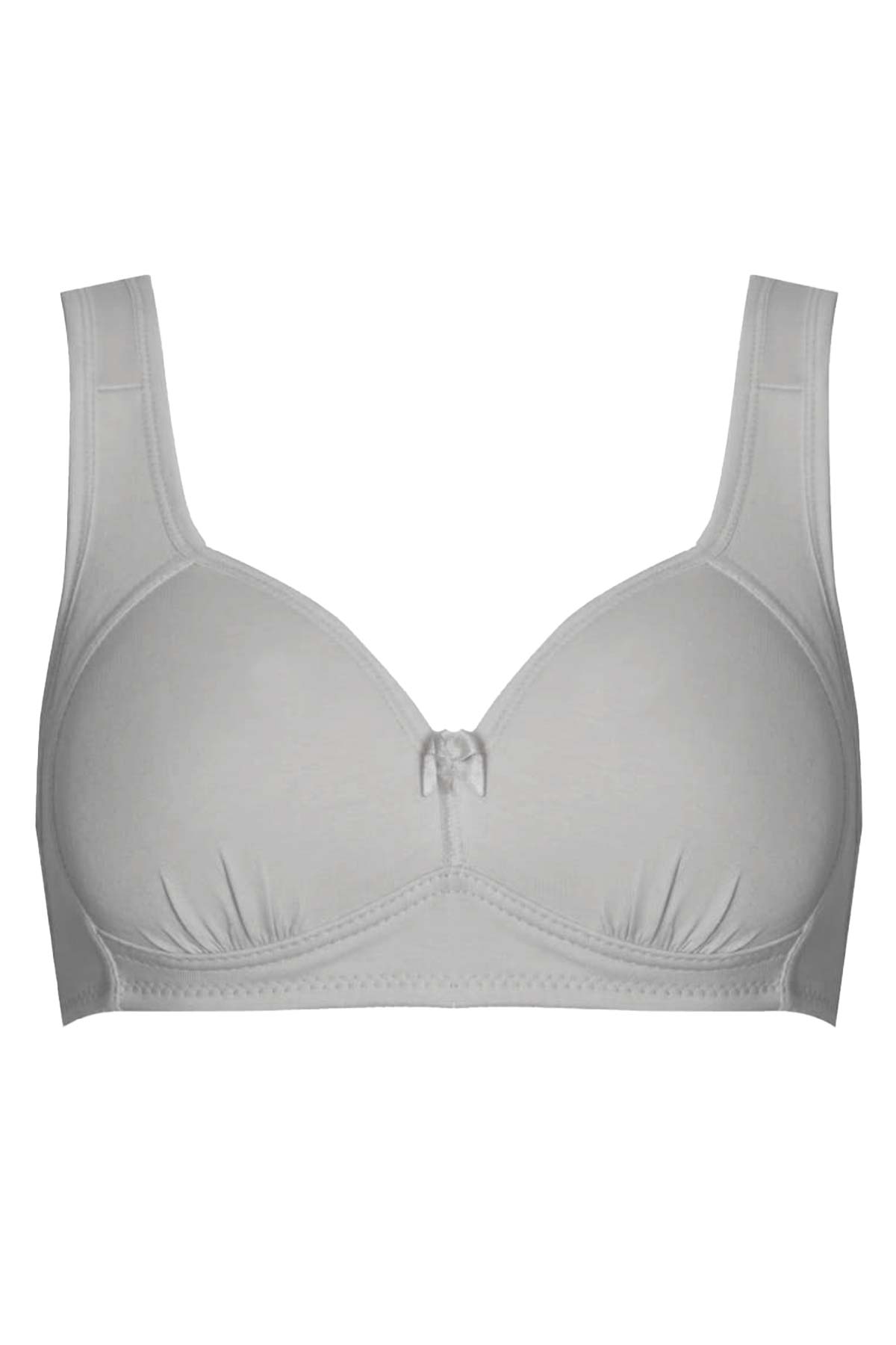 Koza Kadın Penye Toparlayıcı Sütyen - Gri - Thumbnail