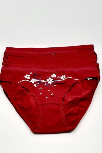 KOZA - Koza Kadın Çicek Desenli Slip Külot