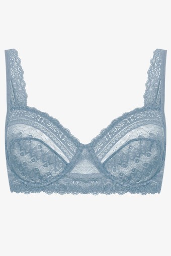 KOZA - Koza Kadın Valeria Balenli İçi Boş Dantelli Sütyen - Gökmavisi