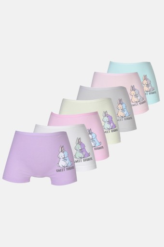 KOZA - Koza Kız Çocuk Boxer Baskılı (1)