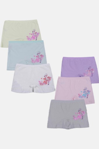 KOZA - Koza Kız Çocuk Boxer Çiçek Baskılı (1)